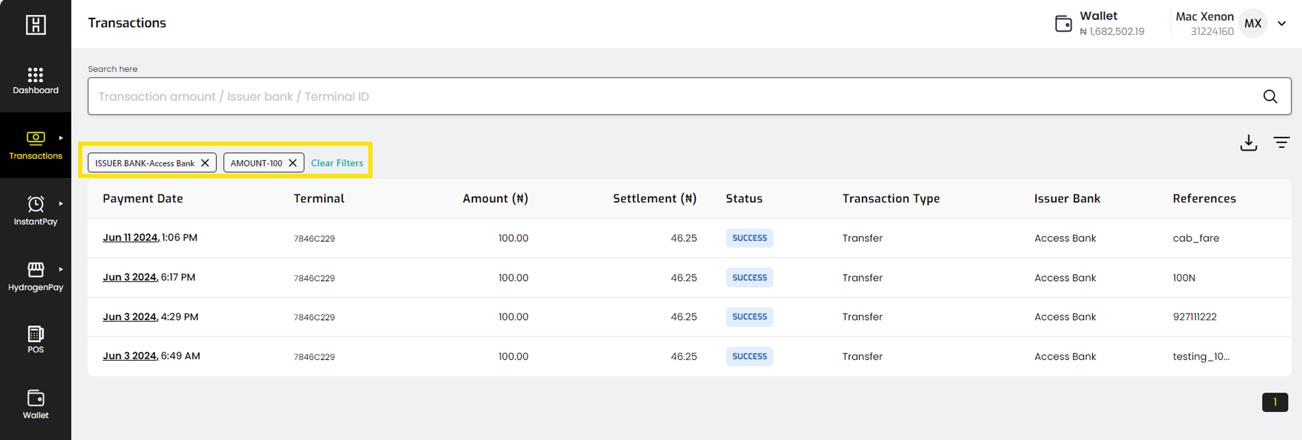 How to Track Your POS Transactions on the Merchant Dashboard – Hydrogen